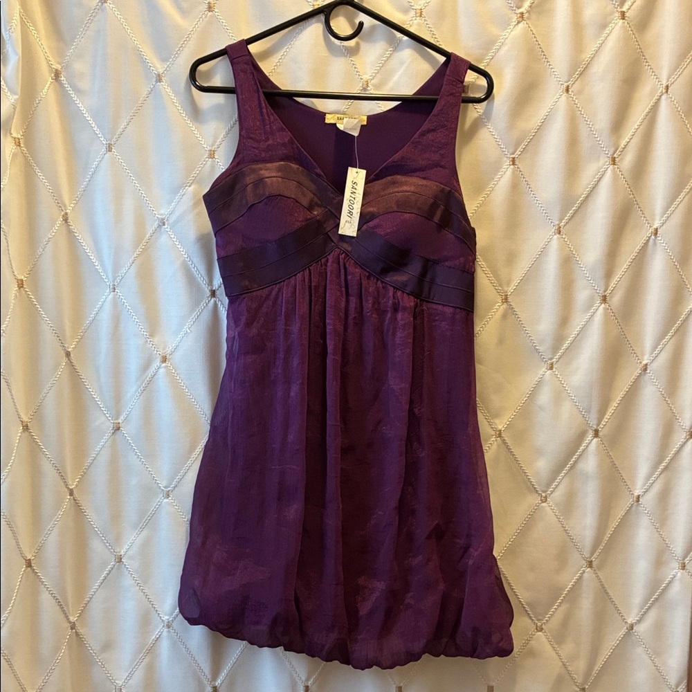 Purple Sleeveless Dress